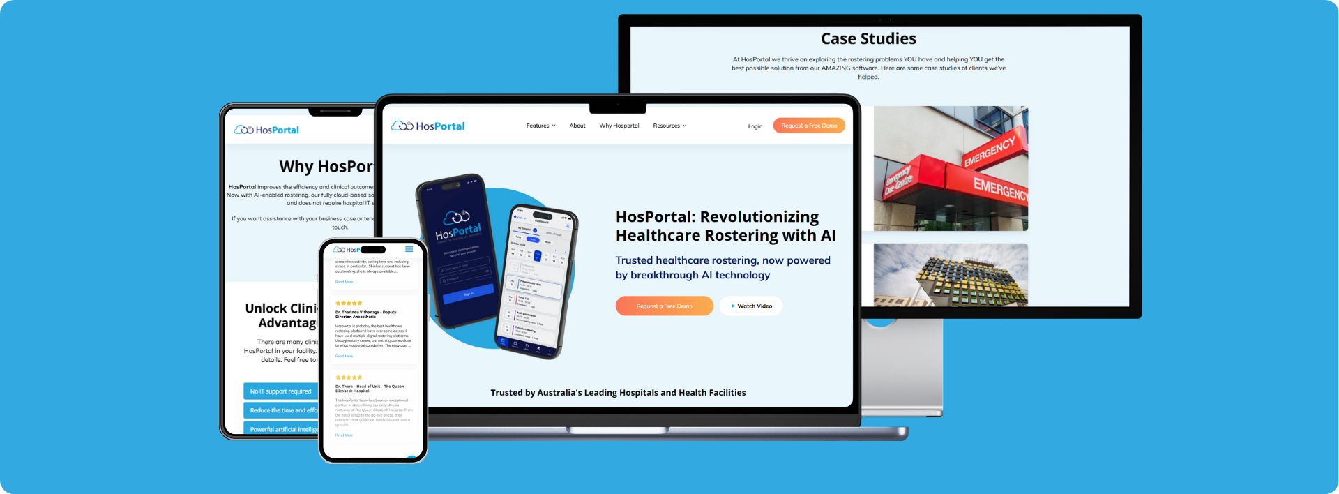 Mayo Hardware website page in difference devices showcase - Wolf IQ