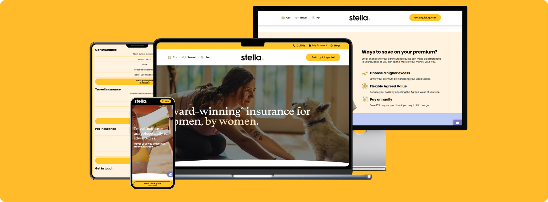 Mayo Hardware website page in difference devices showcase - Wolf IQ