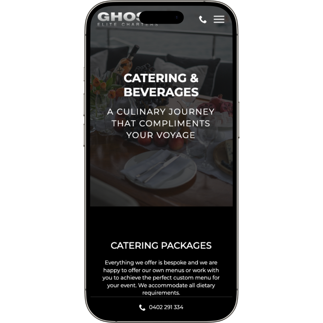 Mayo Hardware website in mobile view - Wolf IQ