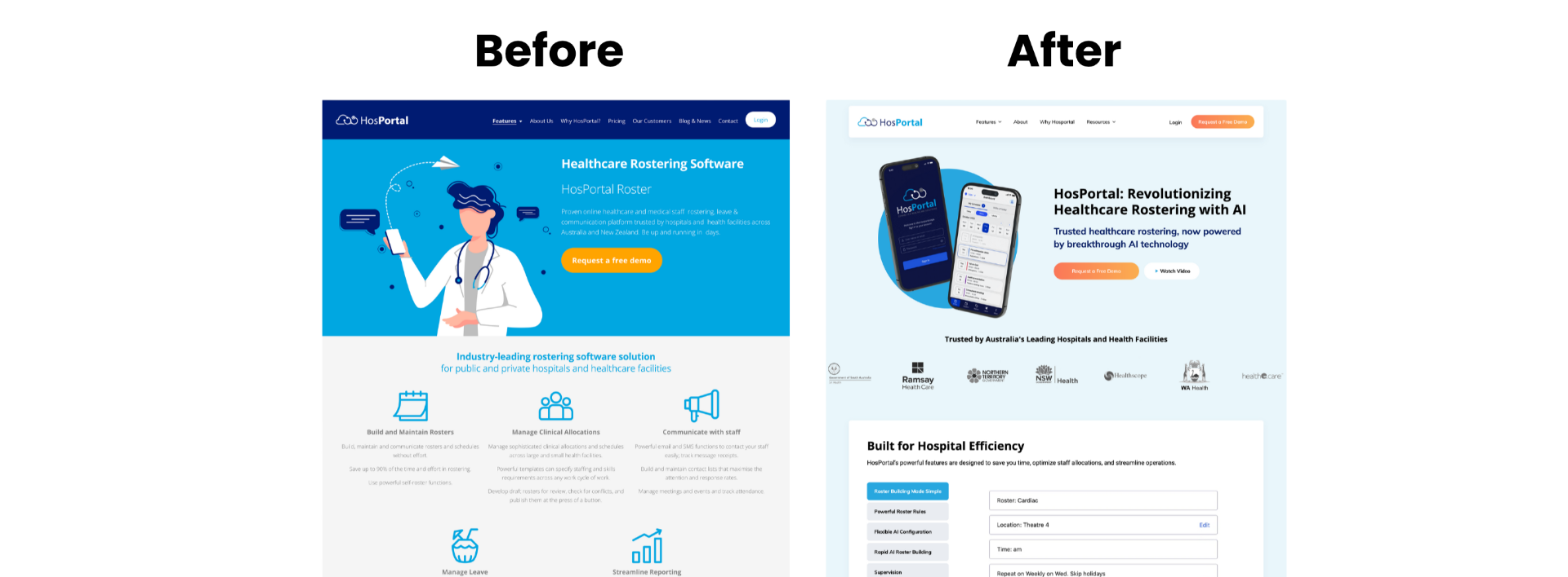 Mayo Hardware website page in difference devices showcase - Wolf IQ