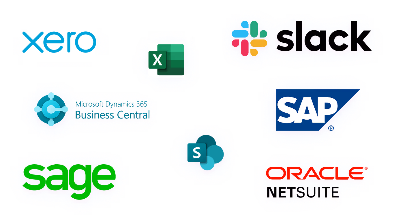 Third-party logos that can be integrated with