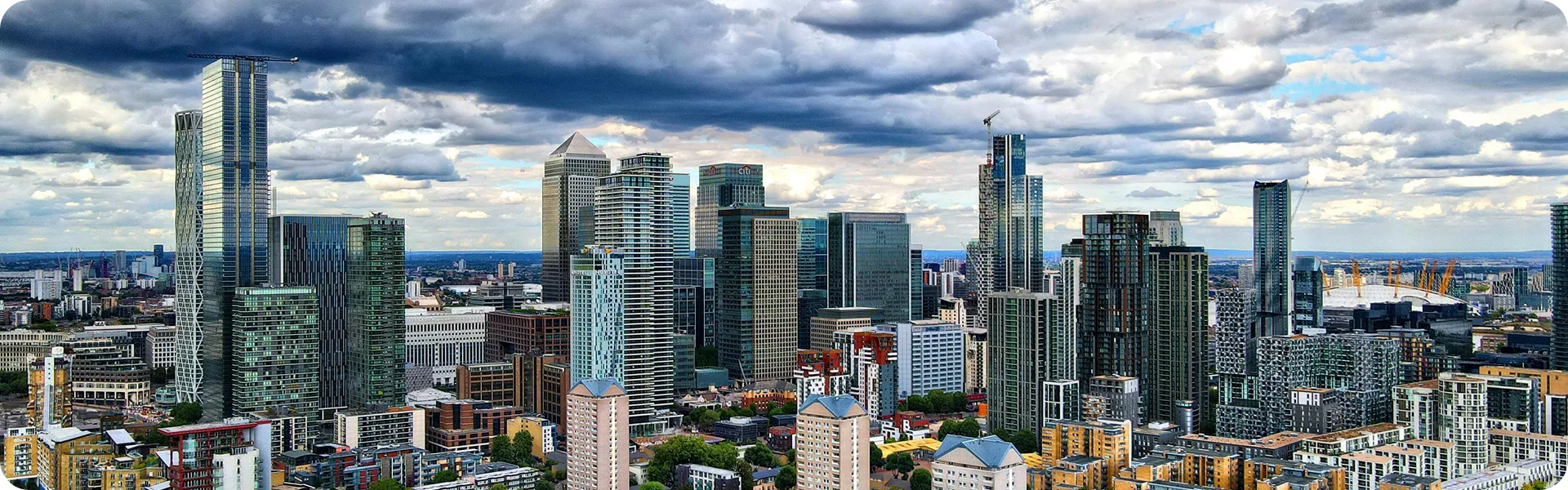 a city skyline
