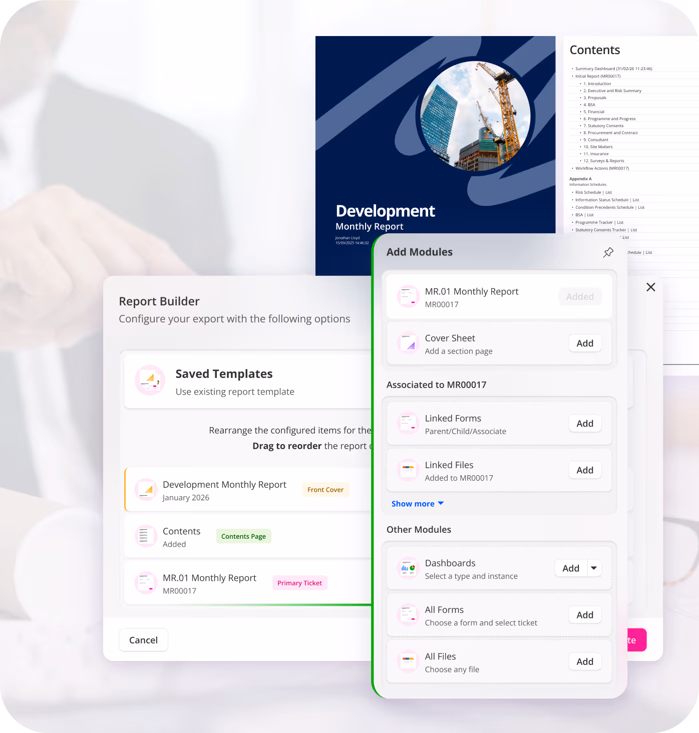 A portfolio dashboard