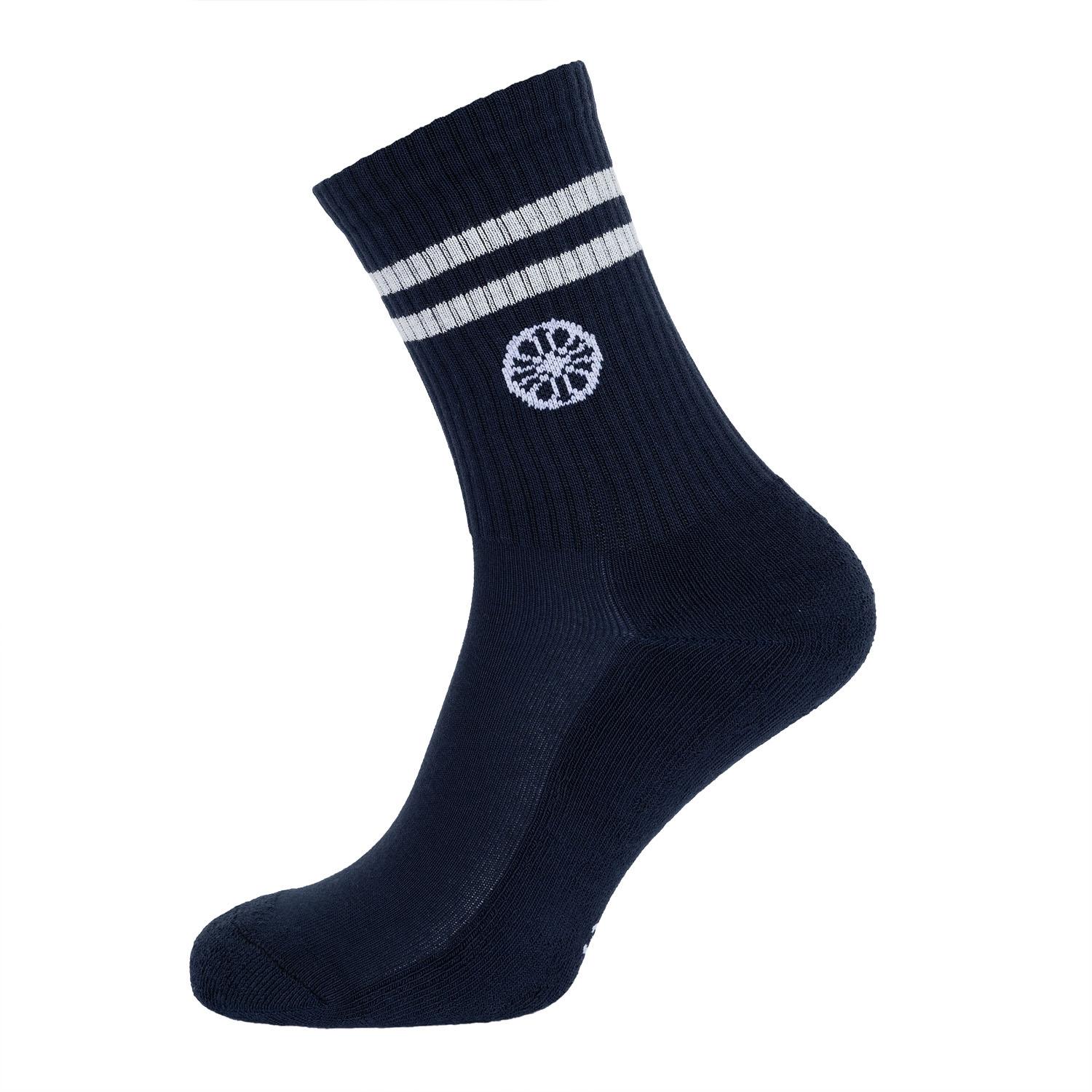 Striped crew sock