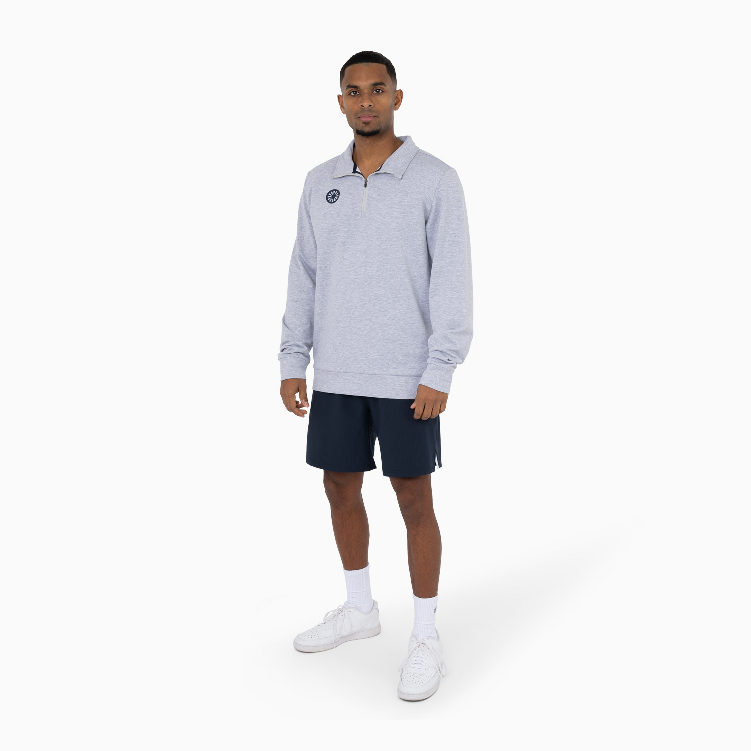 Men half zip sweater