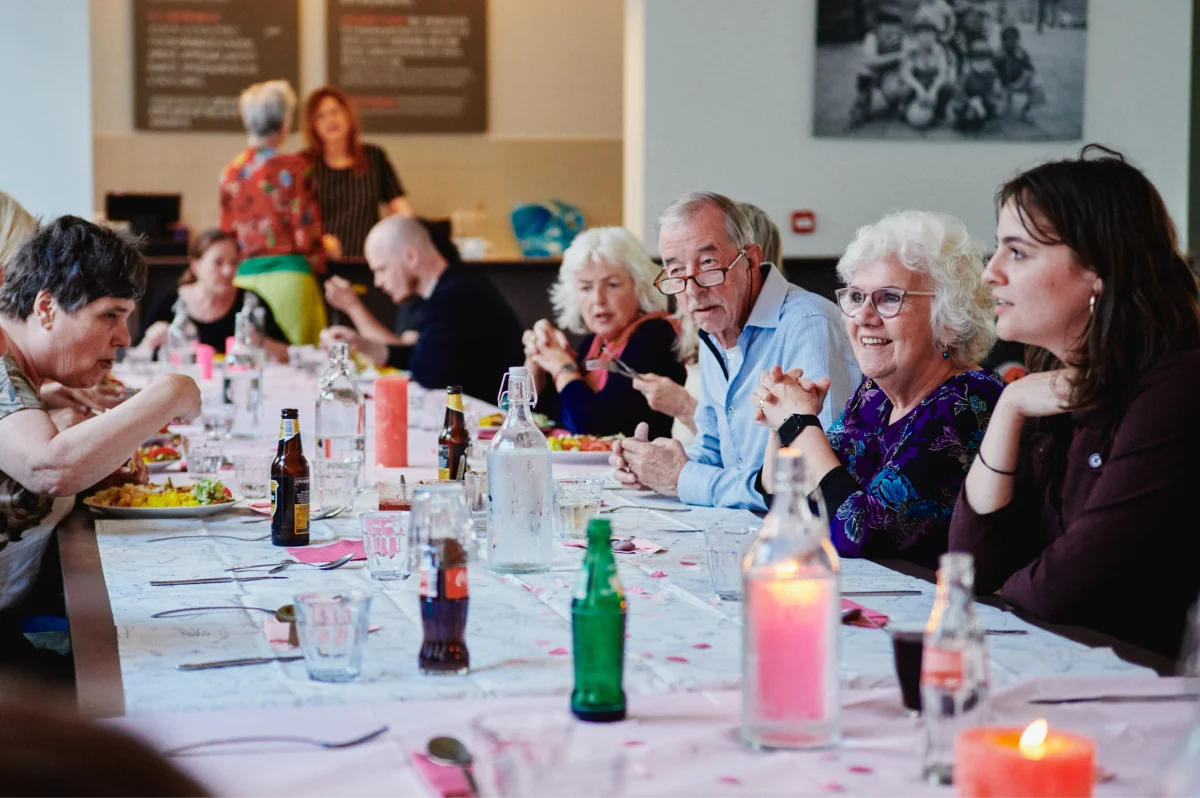 Dit is een gezellig diner