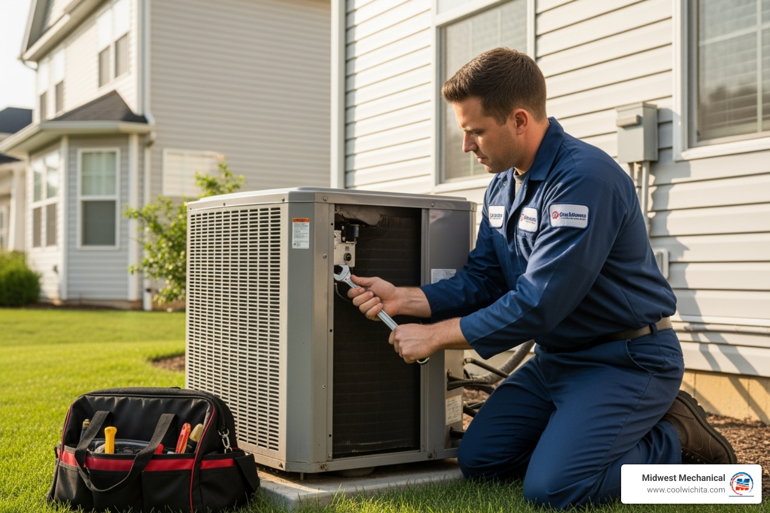 professional AC technician - air conditioner repair wichita