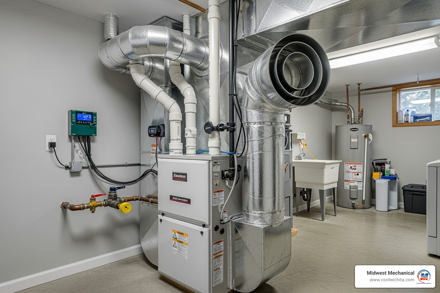 modern, high-efficiency furnace - furnace installation Wichita KS