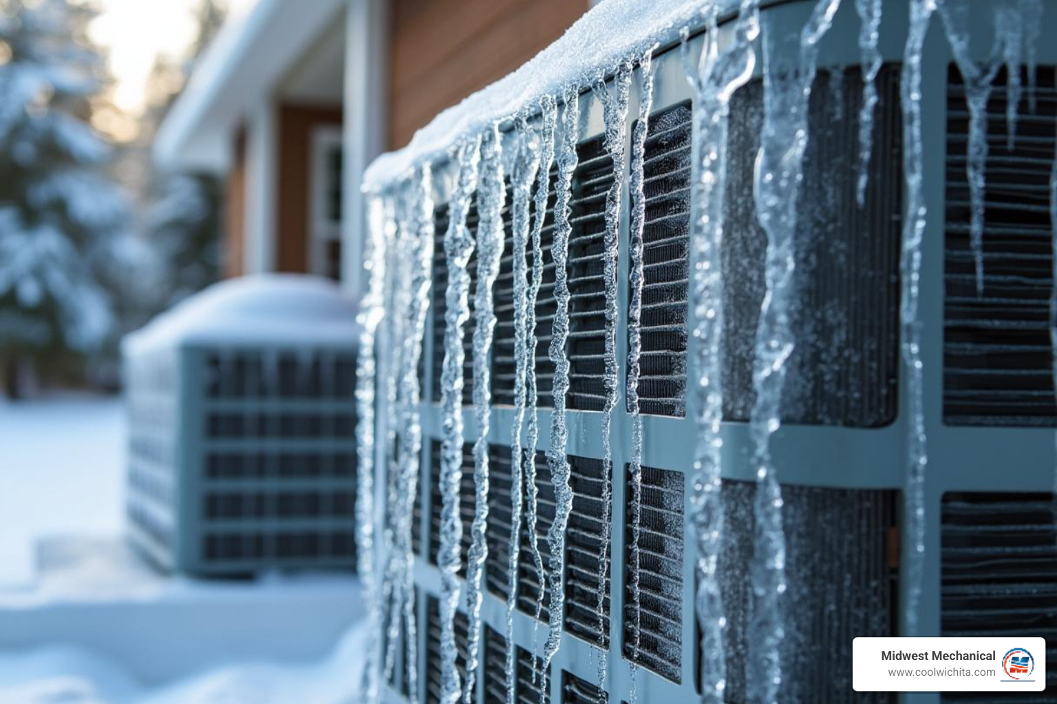 AC unit with ice buildup - 24/7 air conditioning repair in andover ks