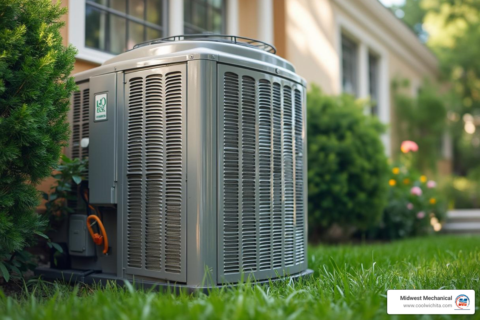 Clean, well-maintained AC unit running quietly - air conditioning making noise in wichita ks