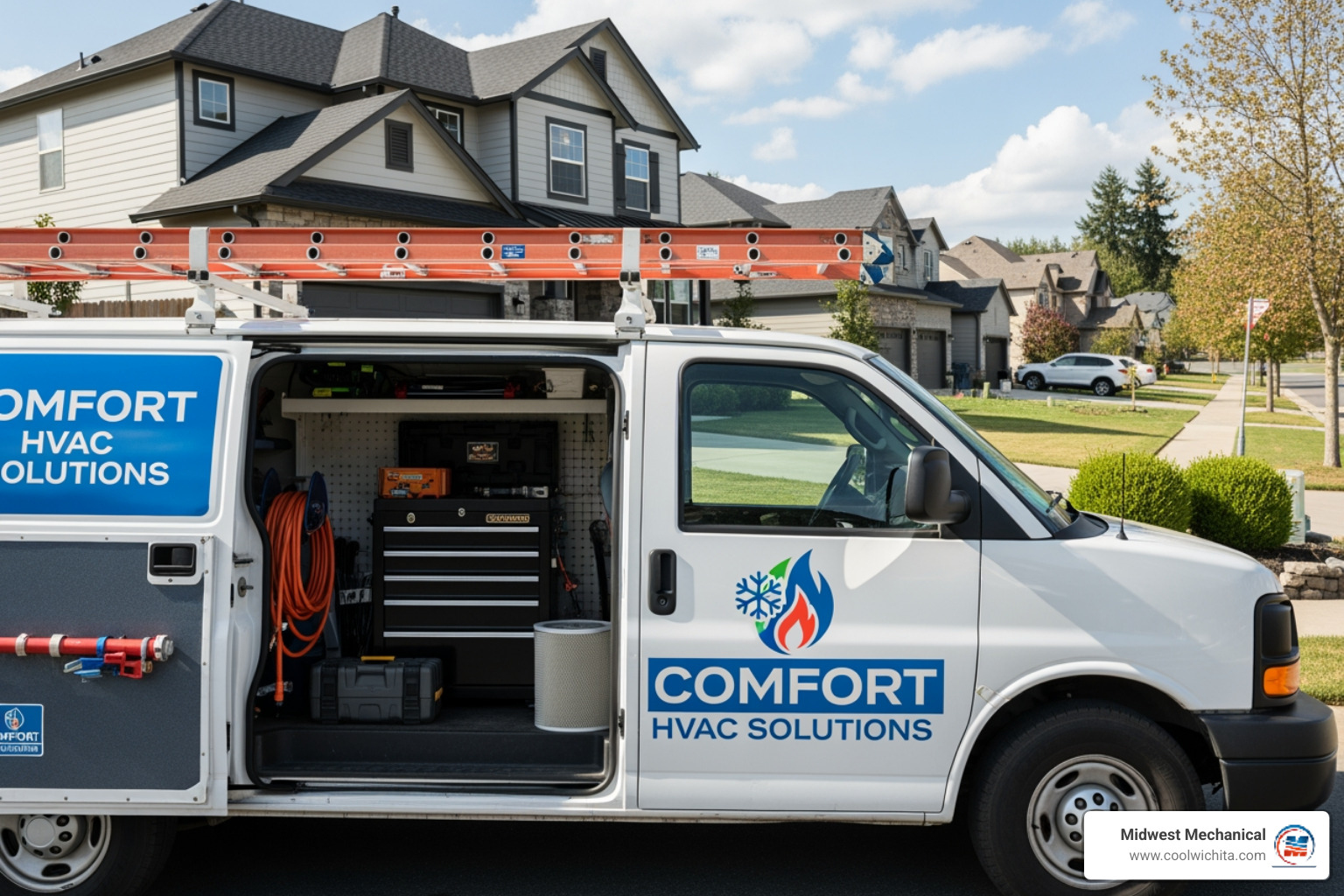 service van residential goddard neighborhood - best heating company in goddard ks service van residential goddard neighborhood - best heating company in goddard ks