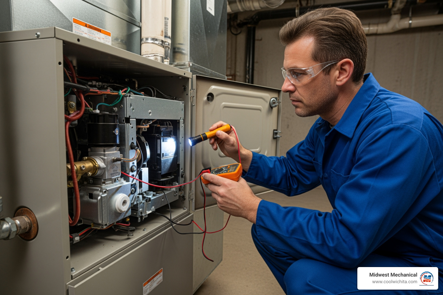 My furnace is not igniting. Can you list some reliable furnace repair services in Wichita, KS?