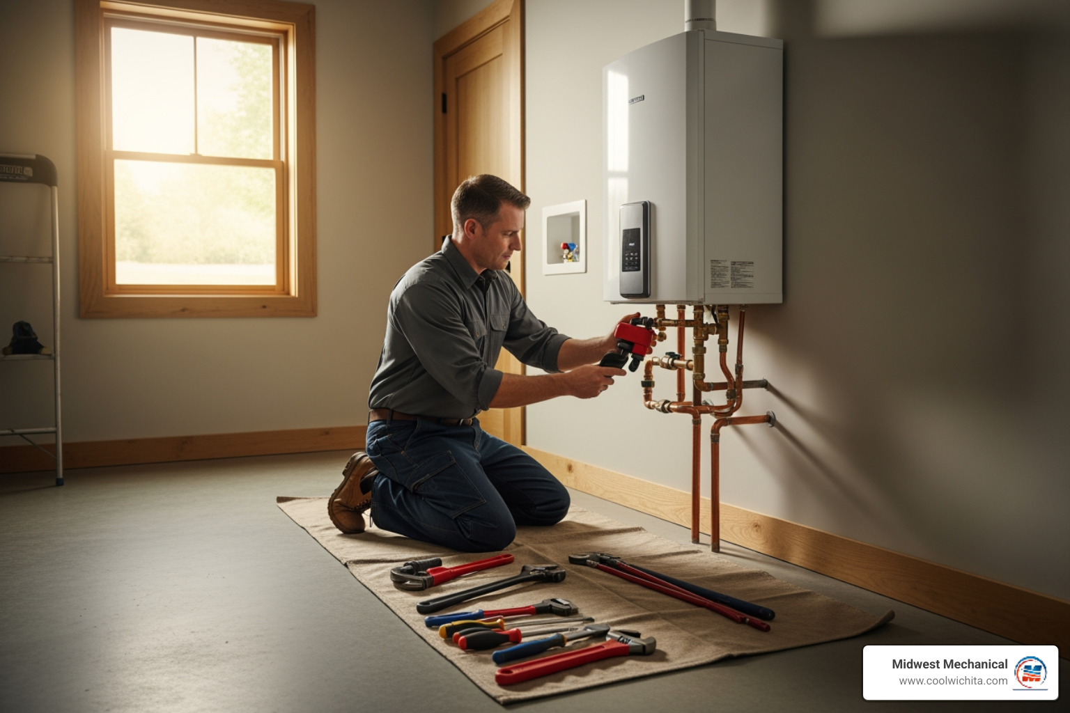 emergency tankless water heater repair in viola, ks