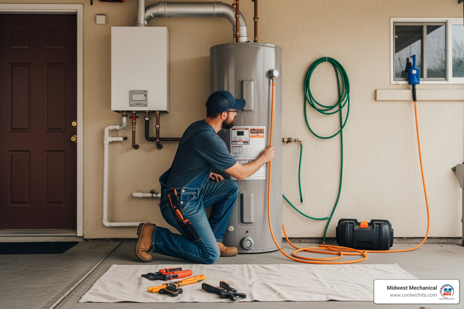 affordable water heater installation in maize, ks