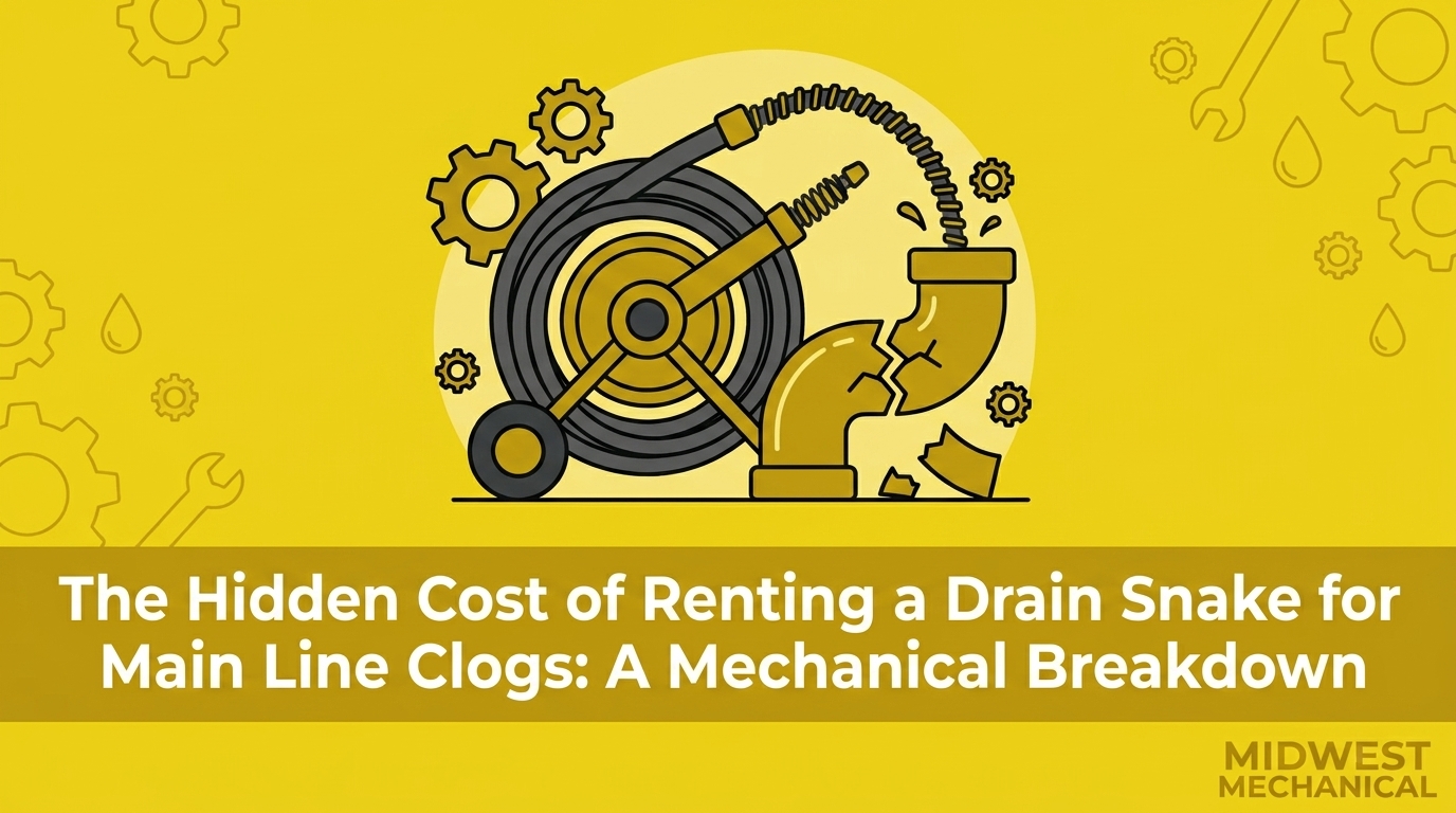 The Hidden Cost of Renting a Drain Snake for Main Line Clogs