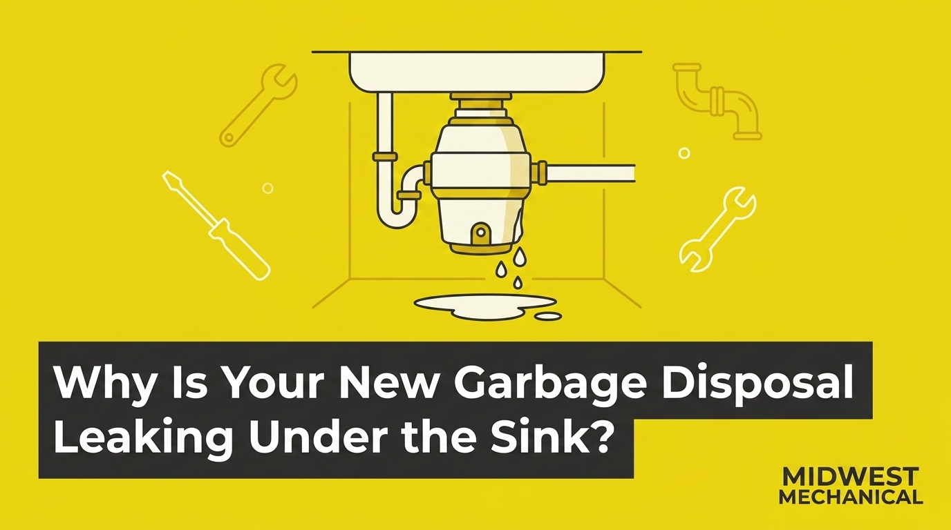 Why Your New Garbage Disposal is Leaking Under the Sink