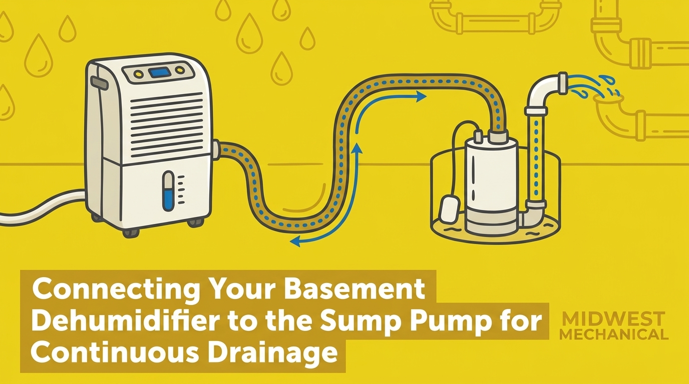 Connecting Your Basement Dehumidifier to the Sump Pump