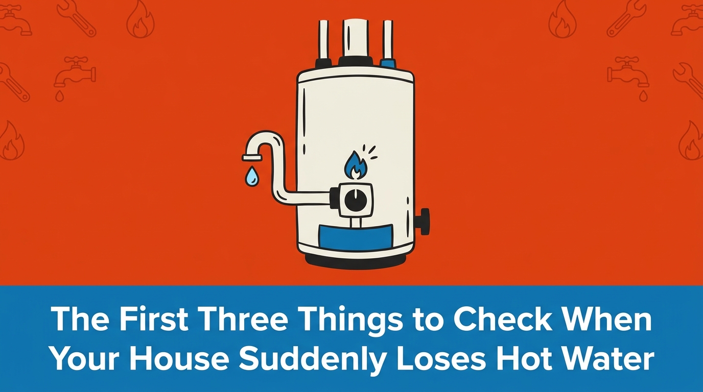 The First Three Things to Check When Your House Suddenly Loses Hot Water
