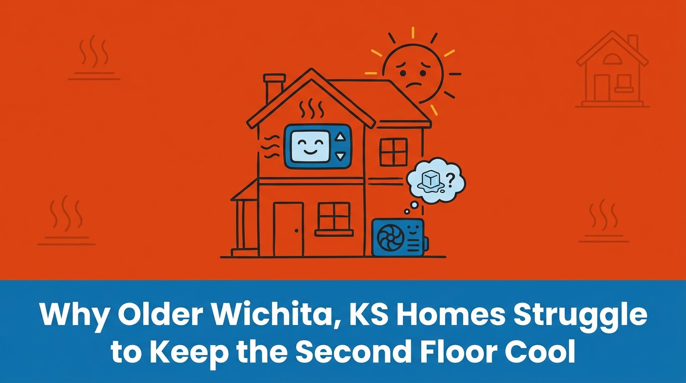 Why Older Wichita Homes Struggle to Keep the Second Floor Cool