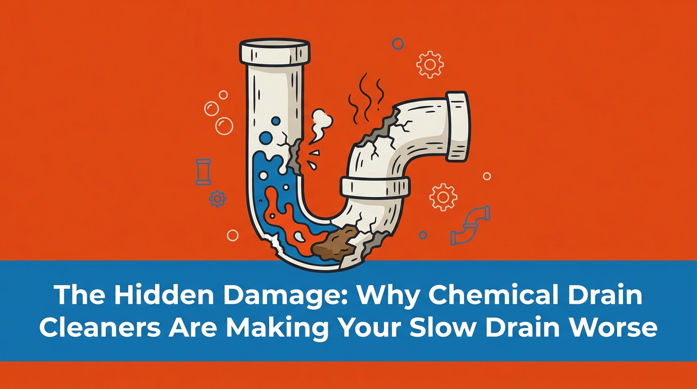 Why Chemical Drain Cleaners Are Making Your Slow Drain Worse