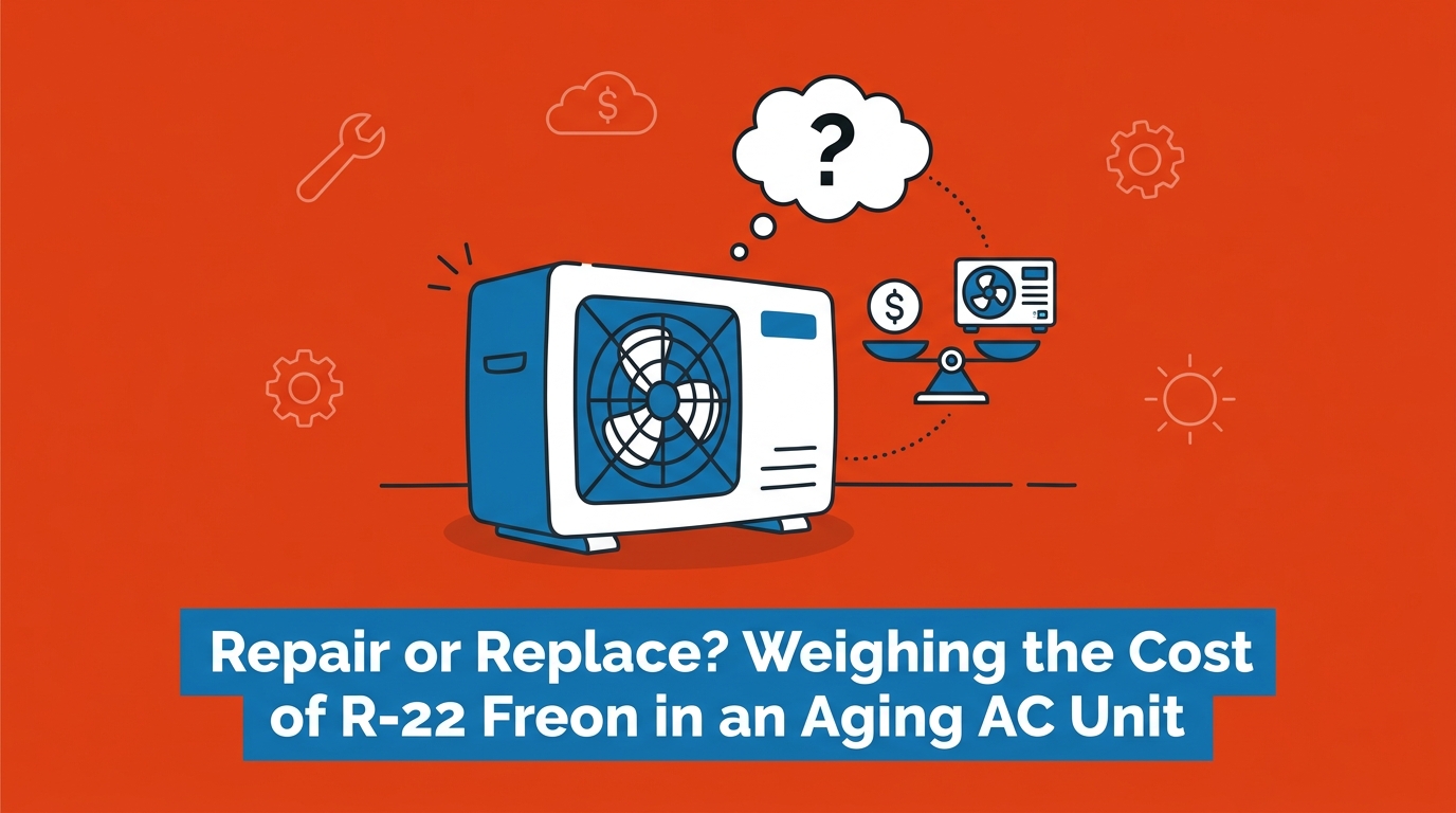 Repair or Replace? Weighing the Cost of R-22 Freon in an Aging AC Unit