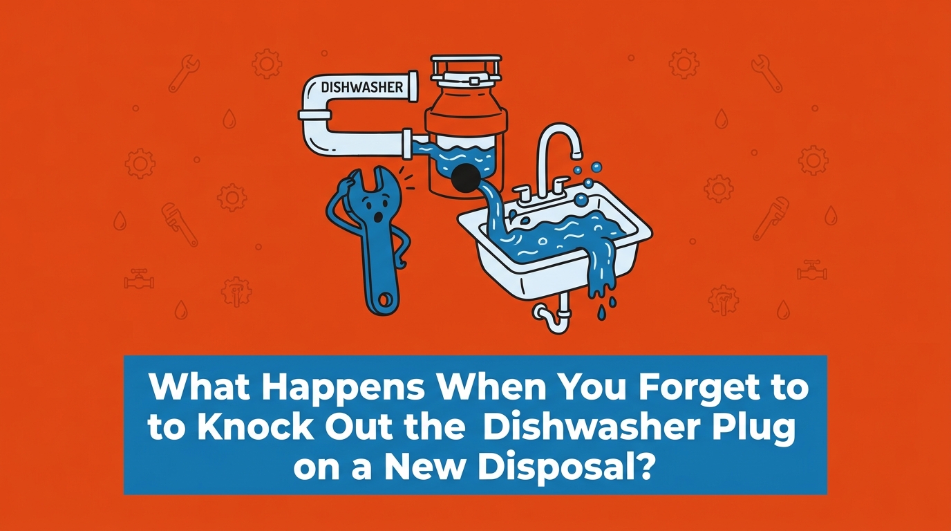 What Happens When You Forget to Knock Out the Dishwasher Plug on a New Disposal