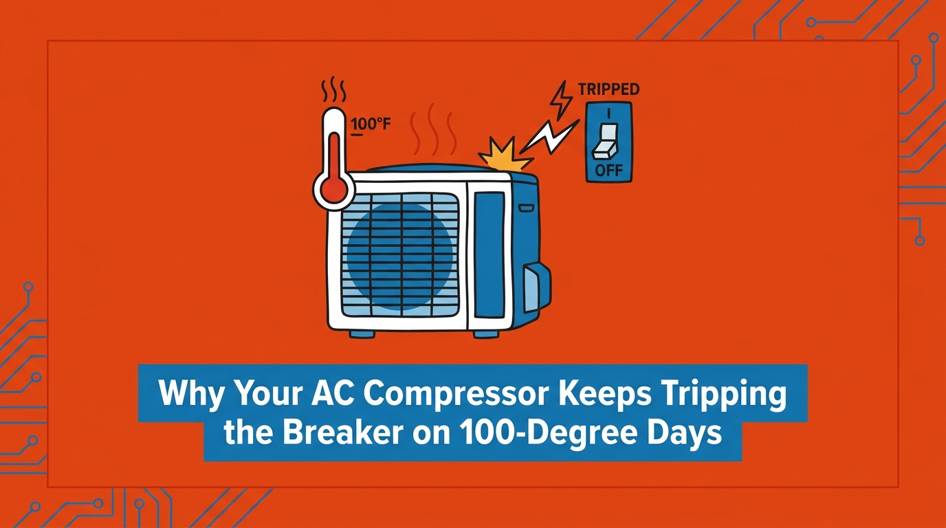 Why Your AC Compressor Keeps Tripping the Breaker on 100-Degree Days