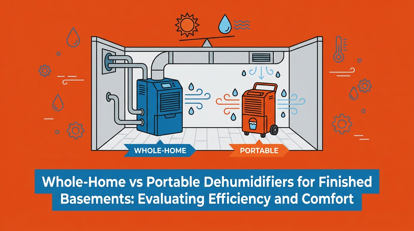 Whole-Home vs Portable Dehumidifiers for Finished Basements