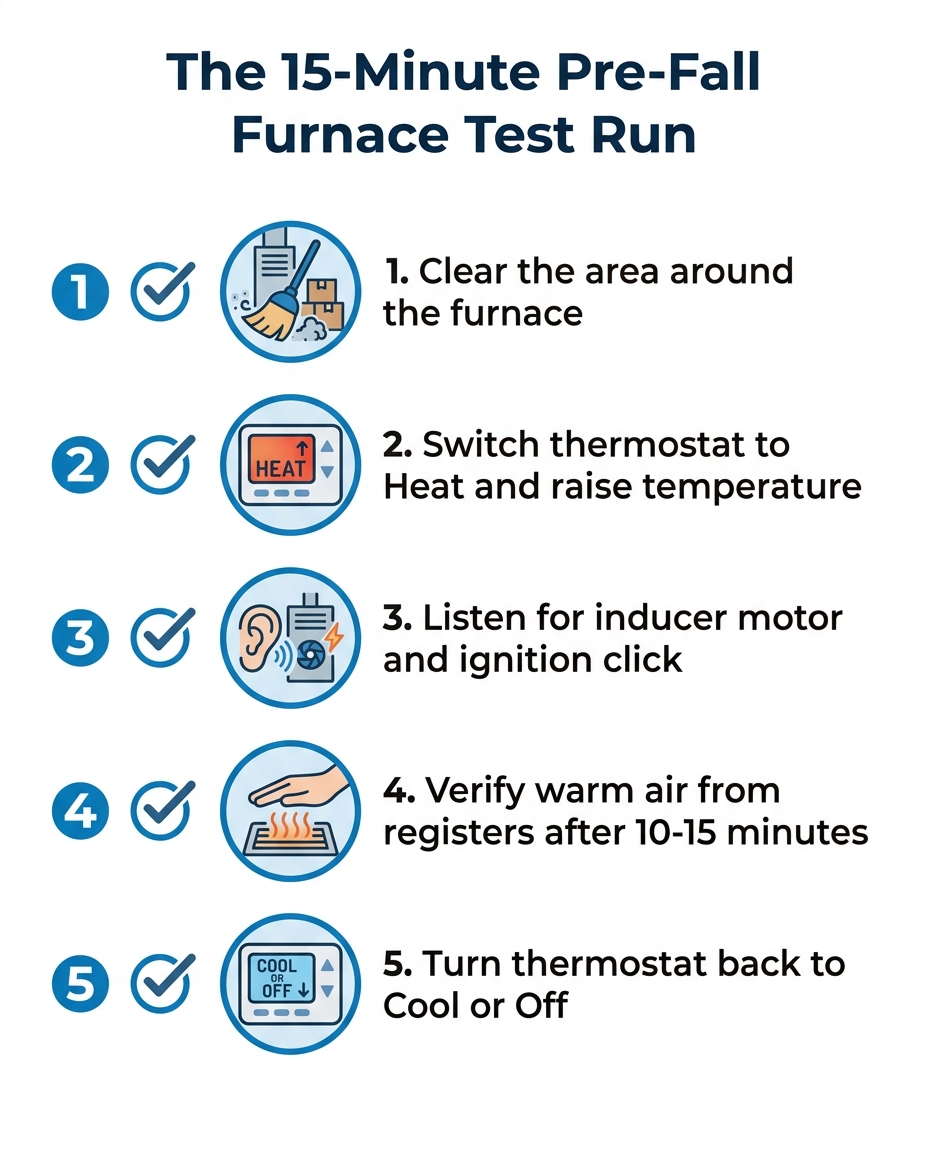 The 15-Minute Pre-Fall Furnace Test Run