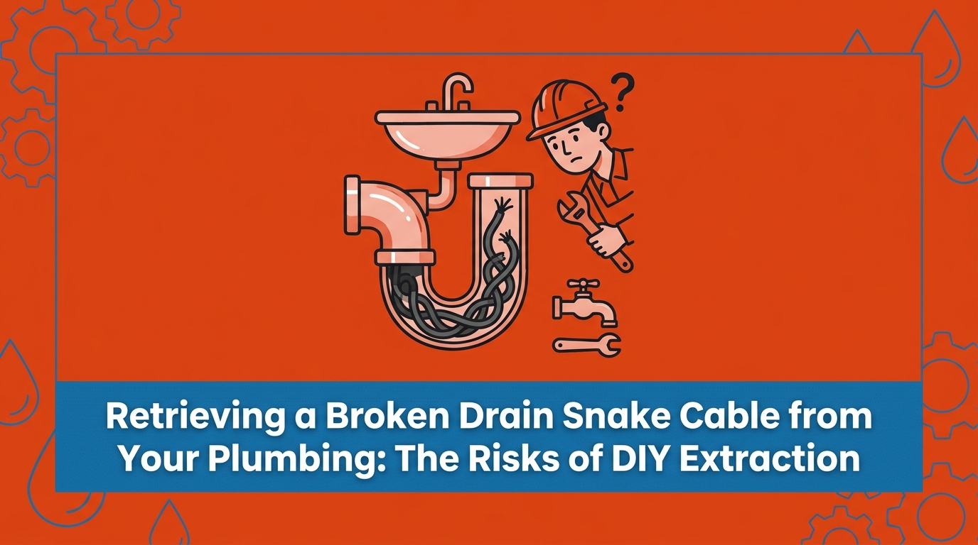 Retrieving a Broken Drain Snake Cable from Your Plumbing