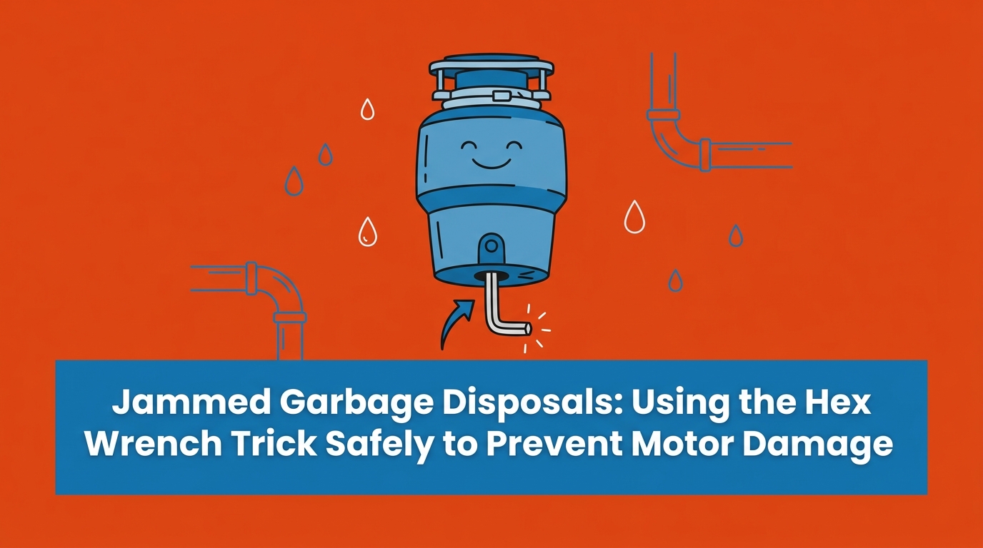 Jammed Garbage Disposals: Using the Hex Wrench Trick Safely