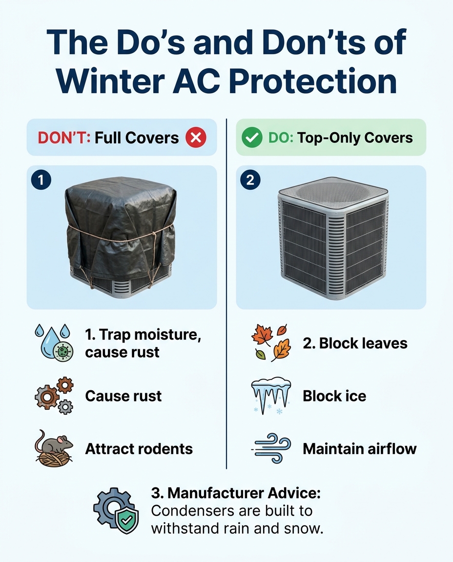 The Do's and Don'ts of Winter AC Protection