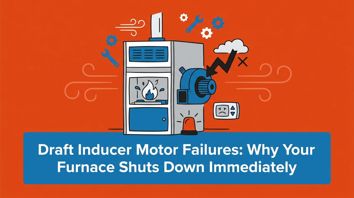 Draft Inducer Motor Failures: Why Your Furnace Shuts Down Immediately