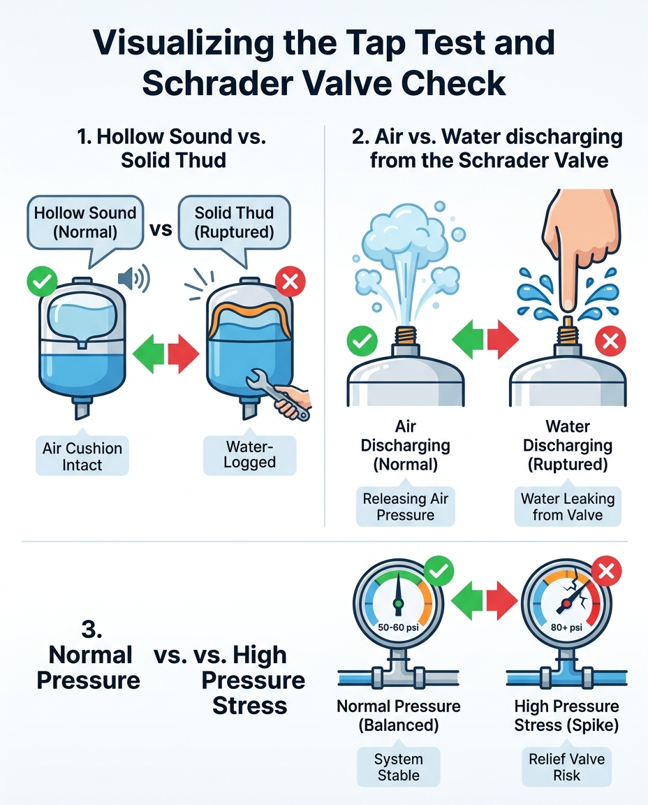 Visualizing the Tap Test and Schrader Valve Check
