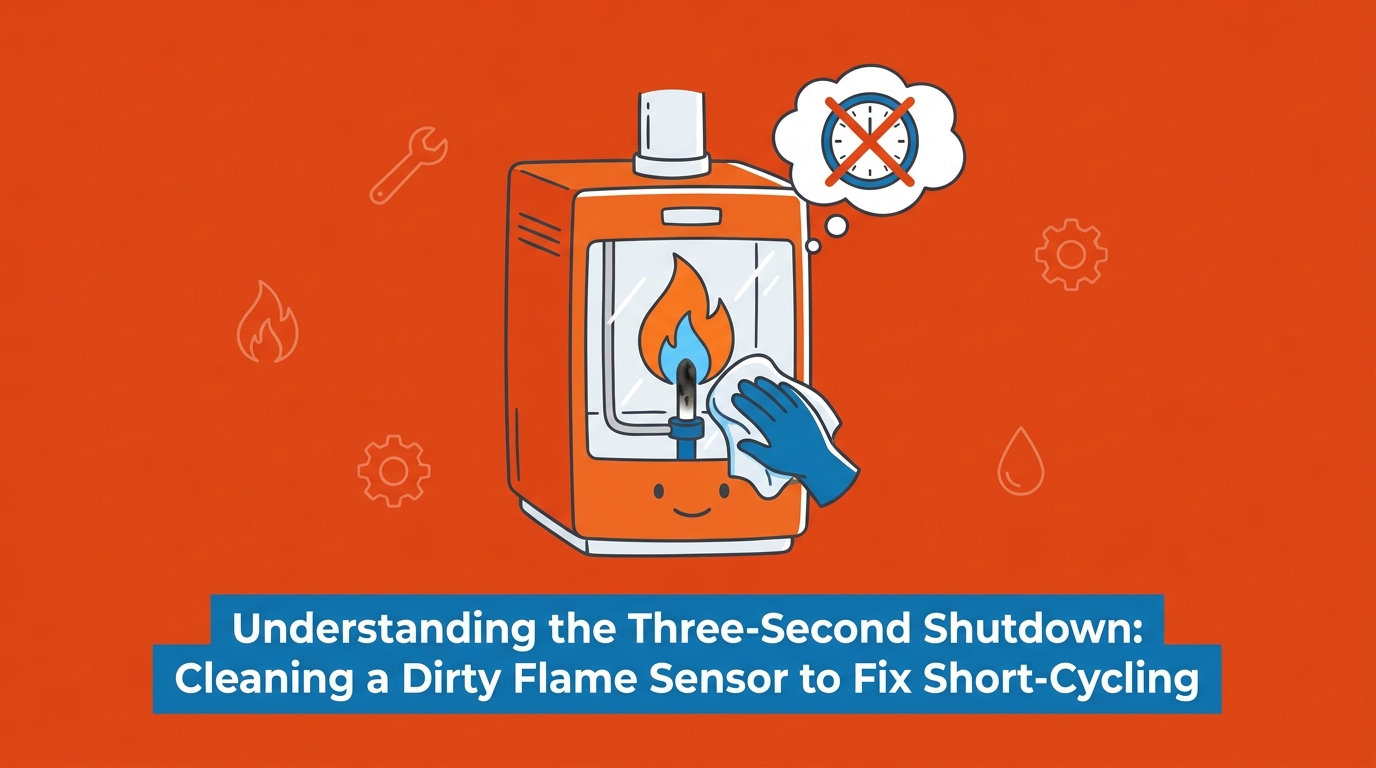 Cleaning a Dirty Flame Sensor to Fix Short-Cycling