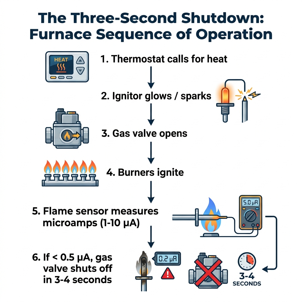 The Three-Second Shutdown: Furnace Sequence of Operation