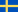 Sveriges flagga med blå bakgrund och gul kors.