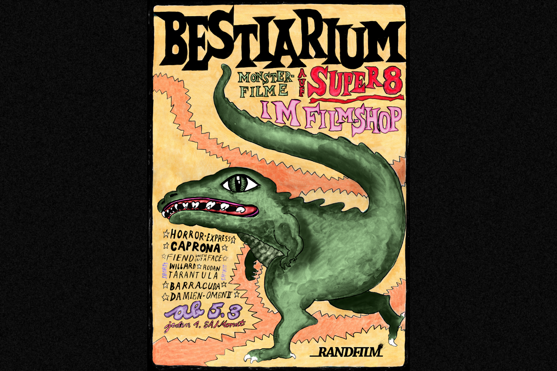 Poster Art for Super 8mm movie series