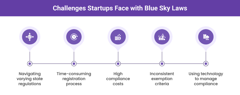Challenges facing startups regarding blue sky laws