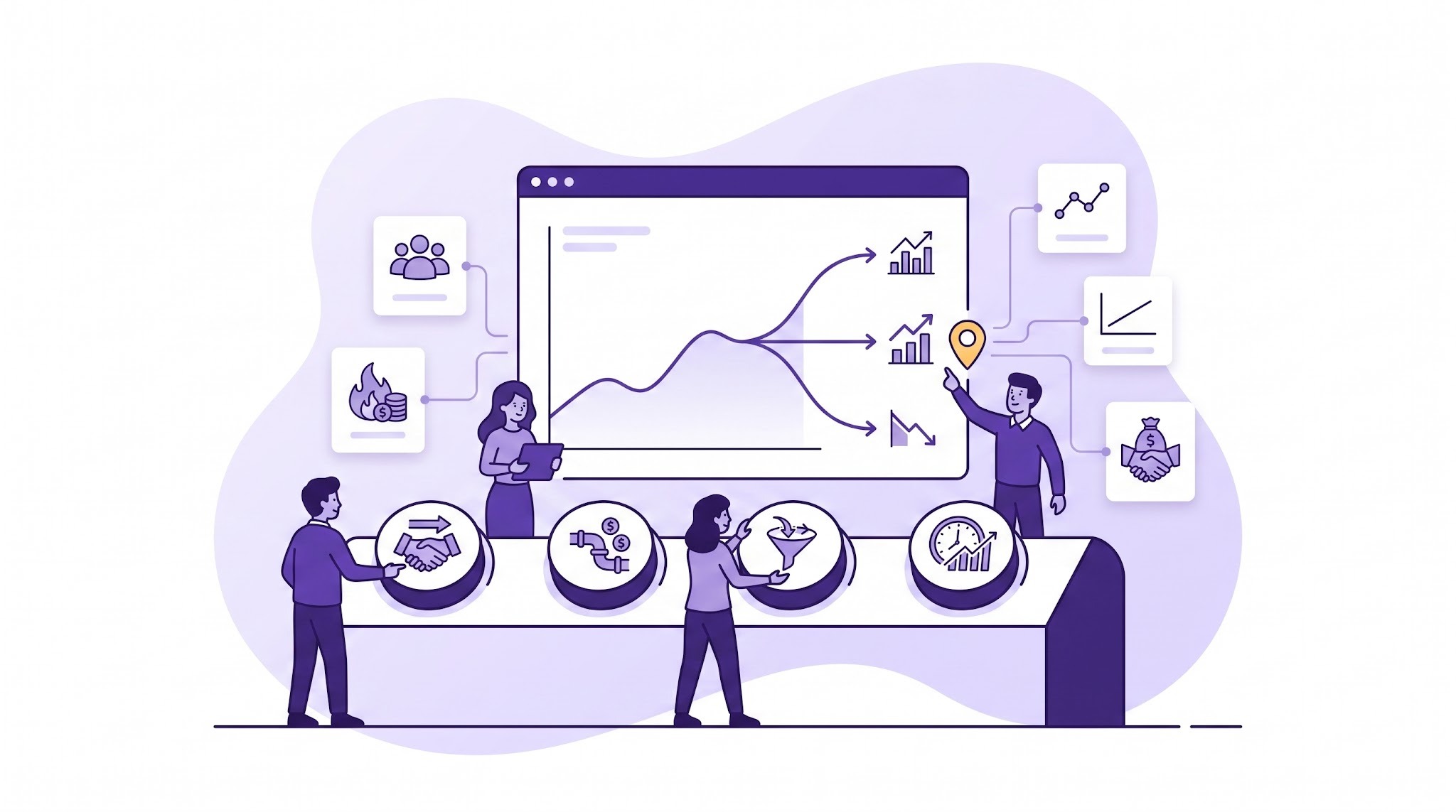 Scenario modeling framework for revenue forecasting and business planning