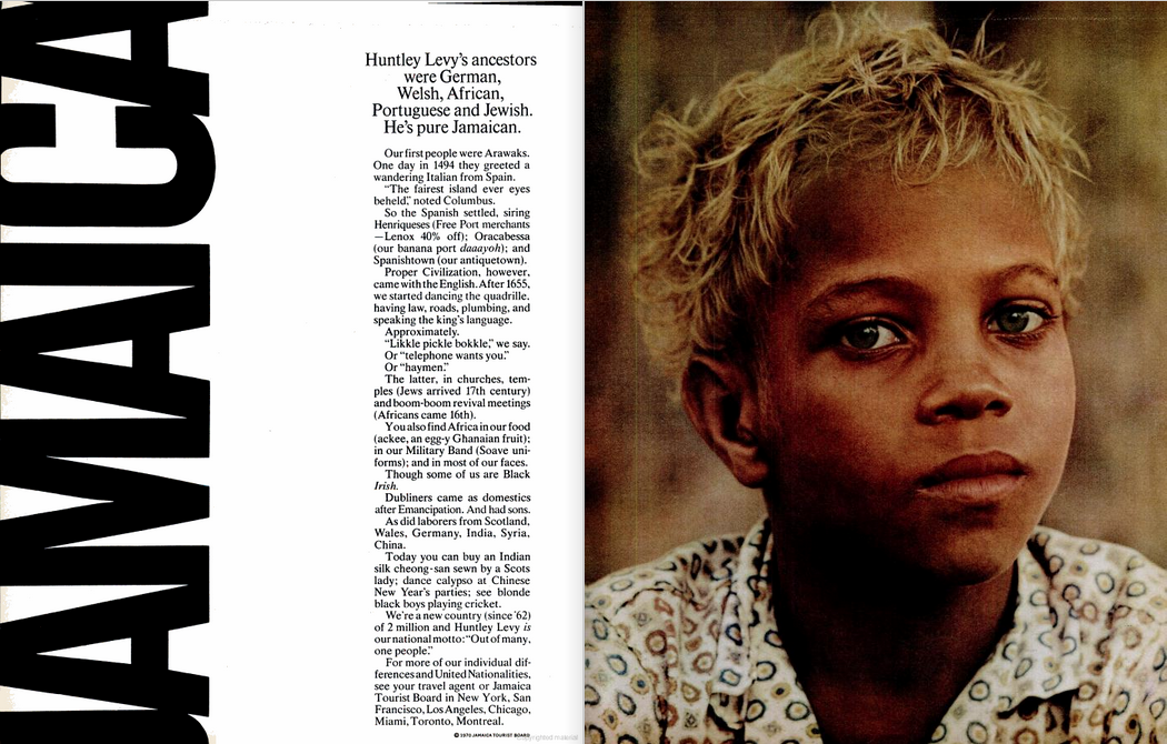 'Huntley Levy's Ancestors' Jamaica, Robert Freson, DDB 2.png