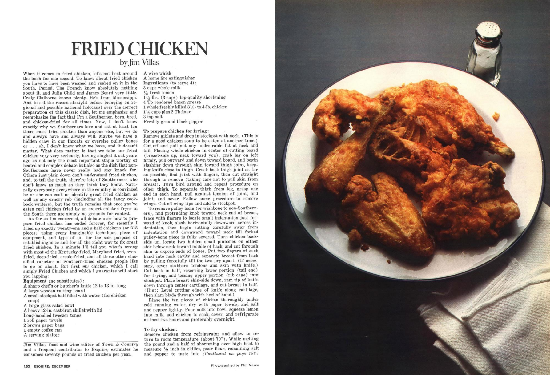 Phill Marco 'Fried Chicken', Esquire