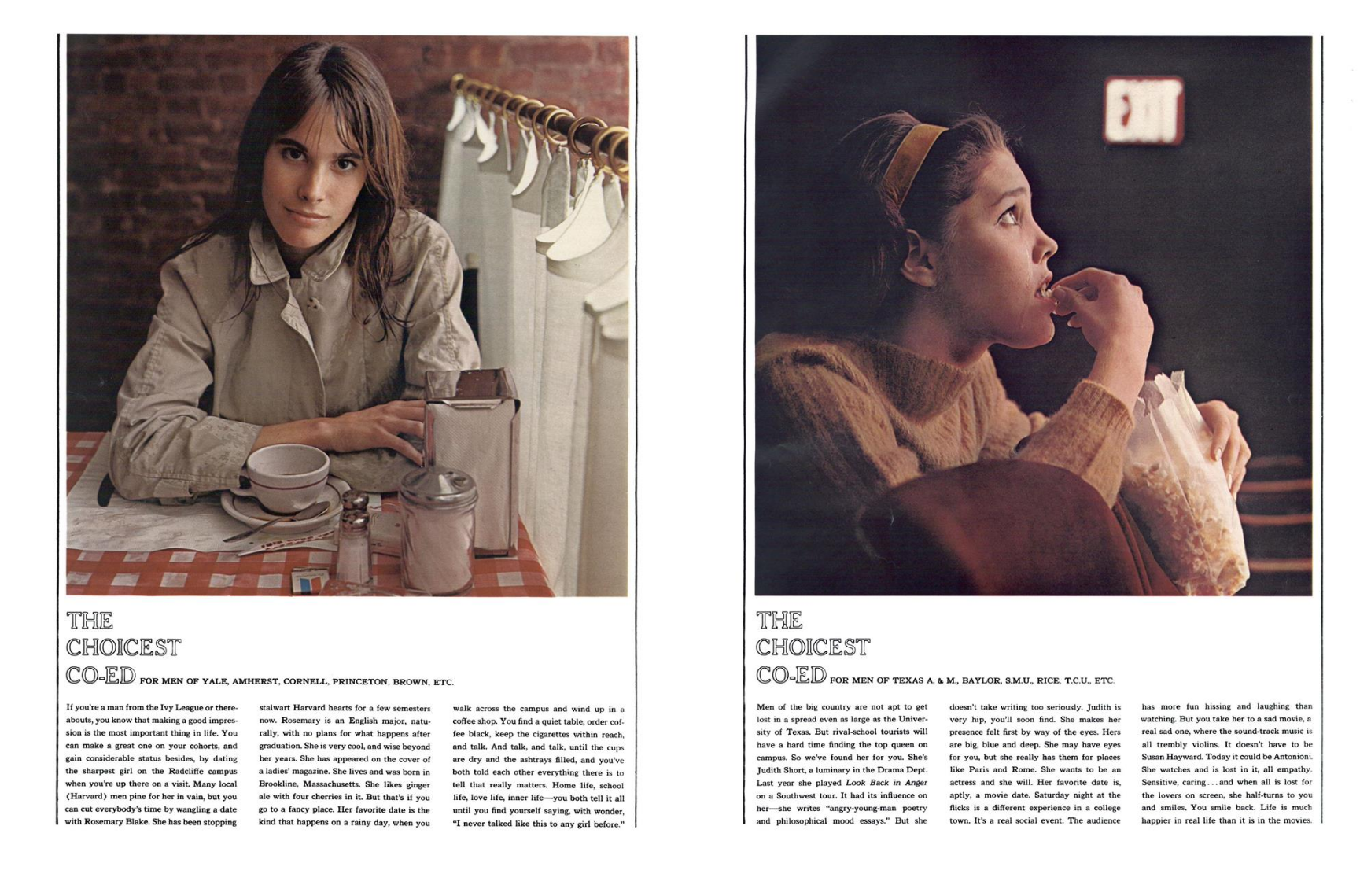 Howard Zieff 'Co-Ed 1', Esquire