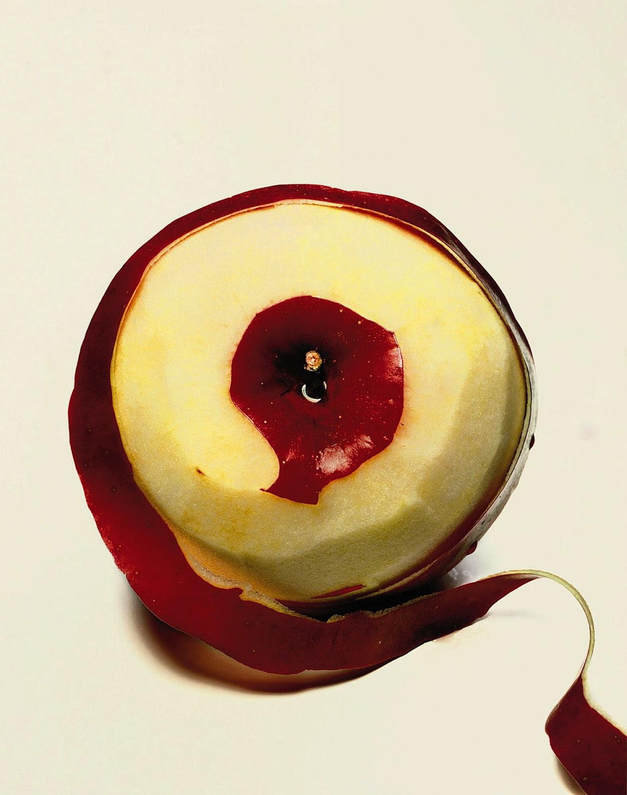 Irving Penn ~  Peeled Apple, New York, 2001