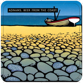 Adnams Pebbles' Beer mats back 4