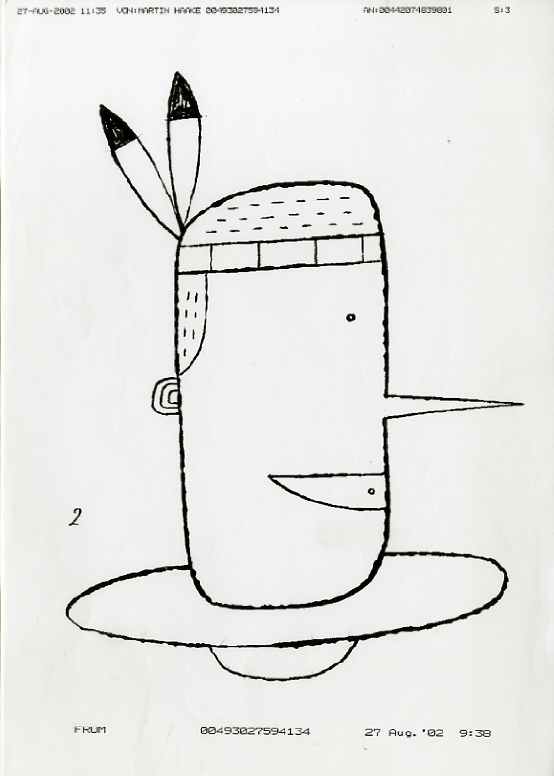 Martin Haake, Merrydown, Year 1, Rough 4