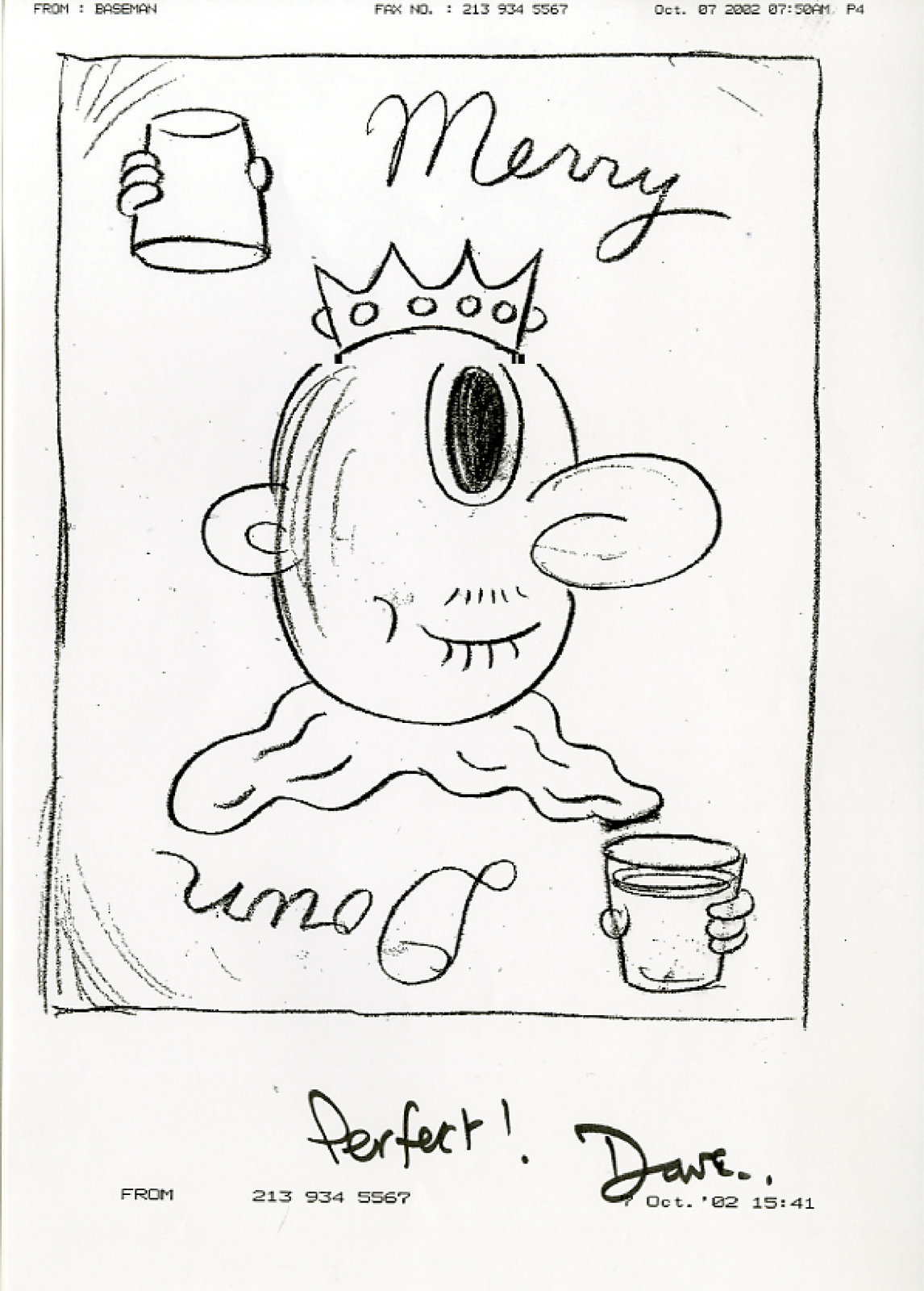 Gary Baseman, Merrydown, Year 1, Rough 2.jpg