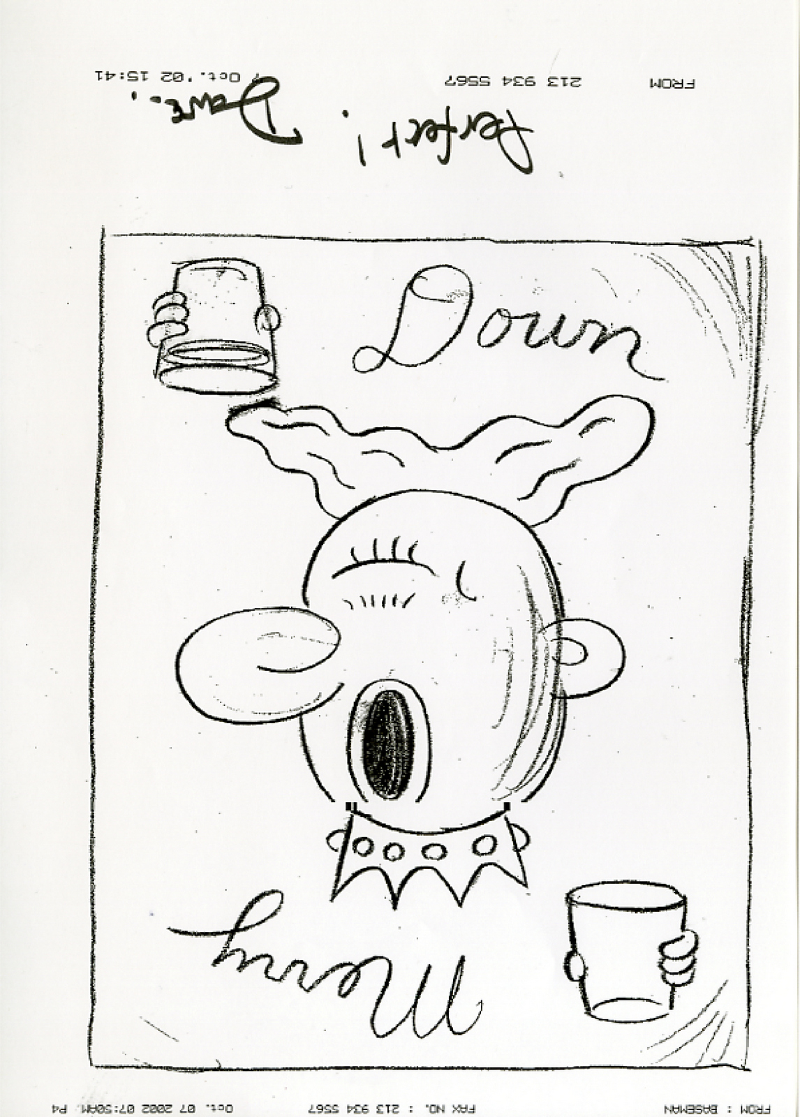 Gary Baseman, Merrydown, Year 1, Rough 2.jpg