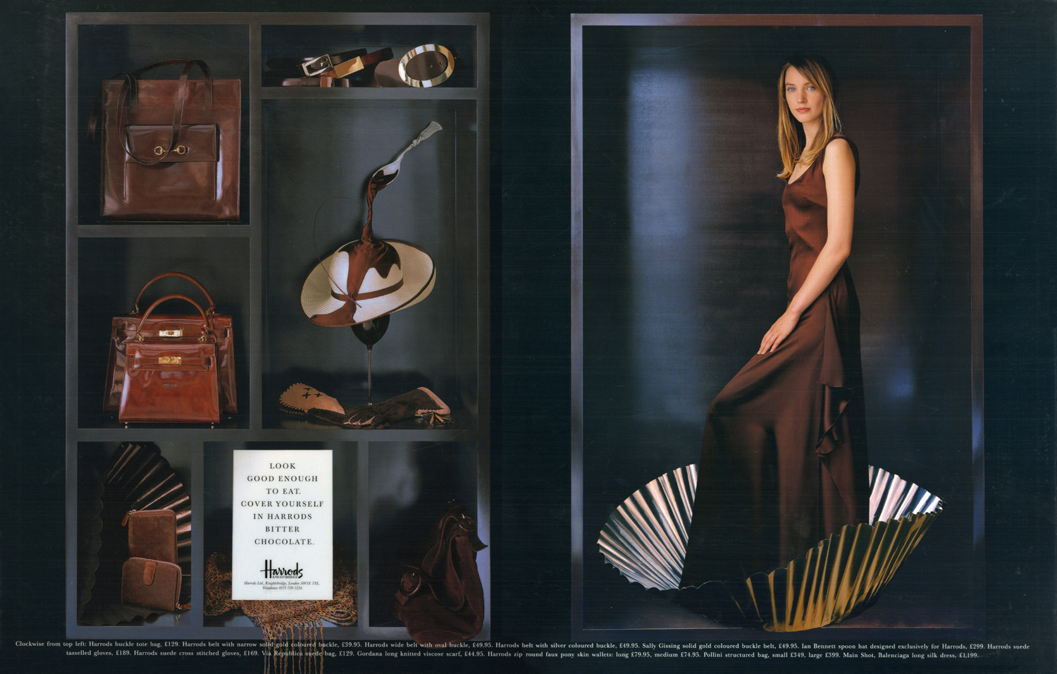 Look good enough to eat_Harrods Press Ad