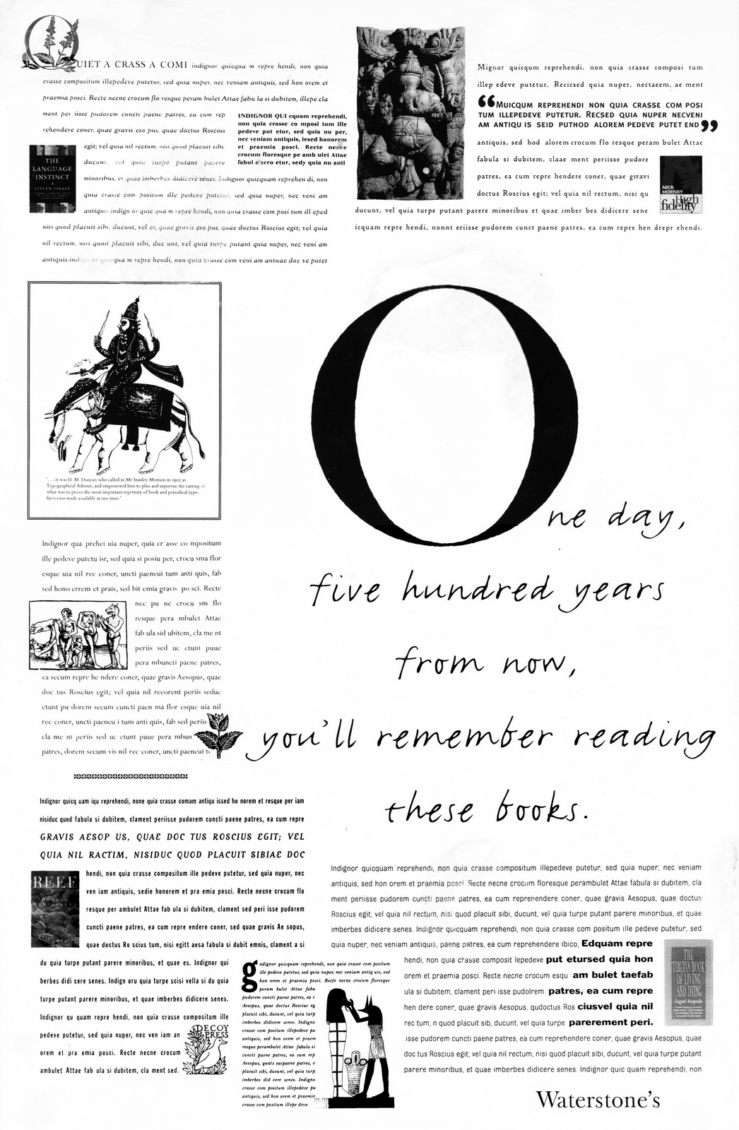 5. 'One Day' Waterstones, Dave Dye, Leagas Delaney